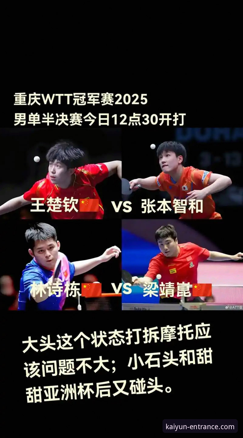 WTT重庆冠军赛男单决赛最新战报：青春风暴席卷山城，国乒新星虽败犹荣